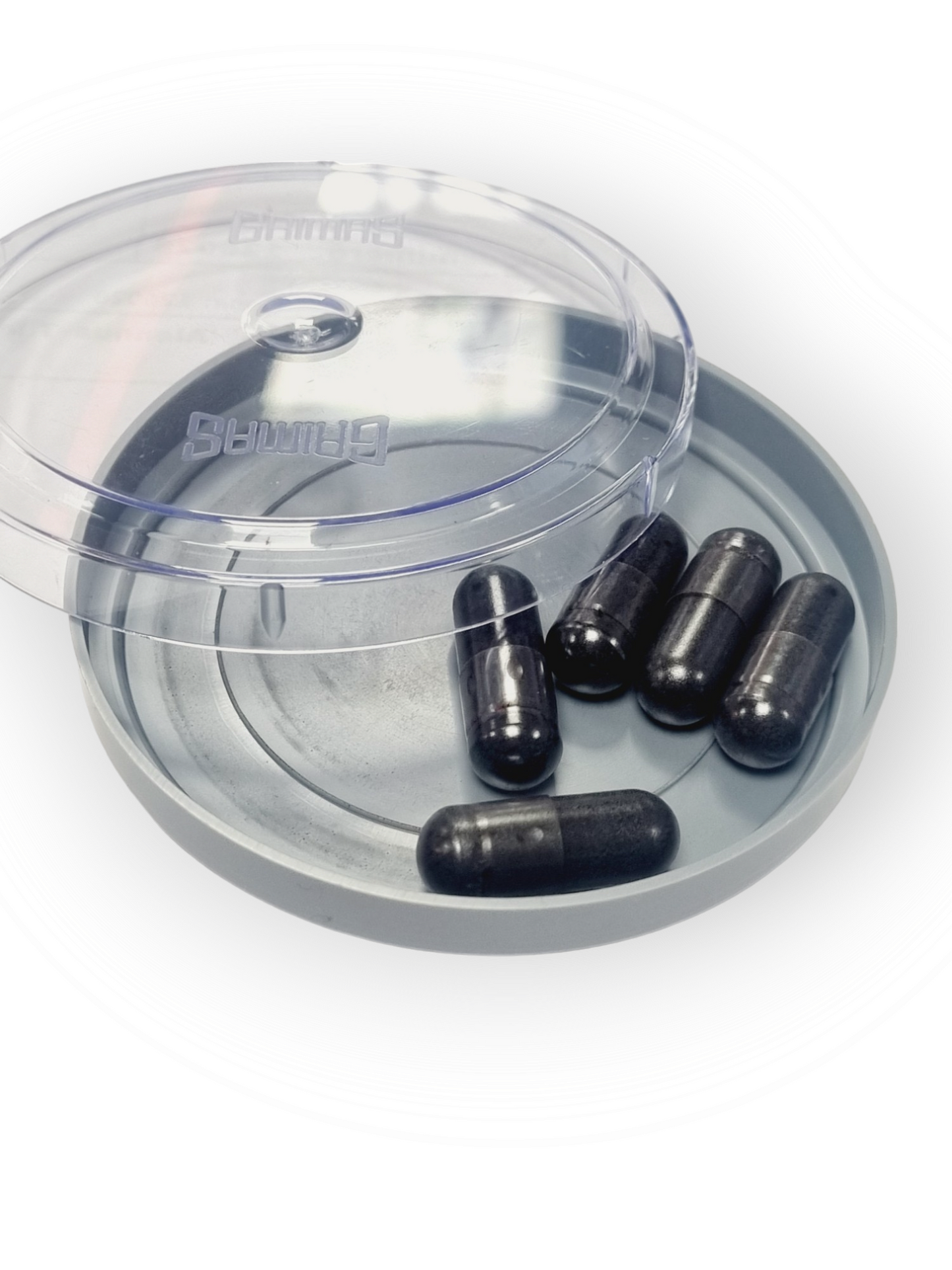 GRIMAS Purtavat kapselit Zombie, musta (5kpl)