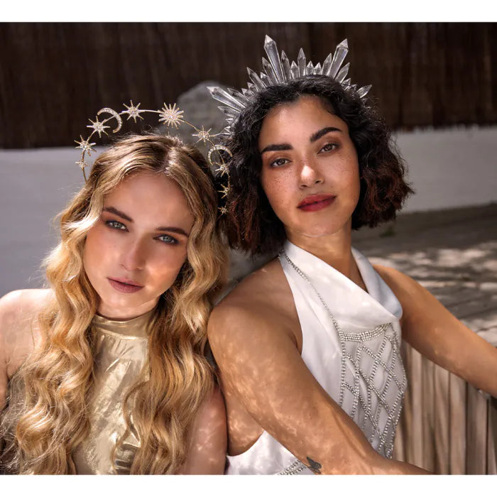 Metallinen tiara Halo Calypso