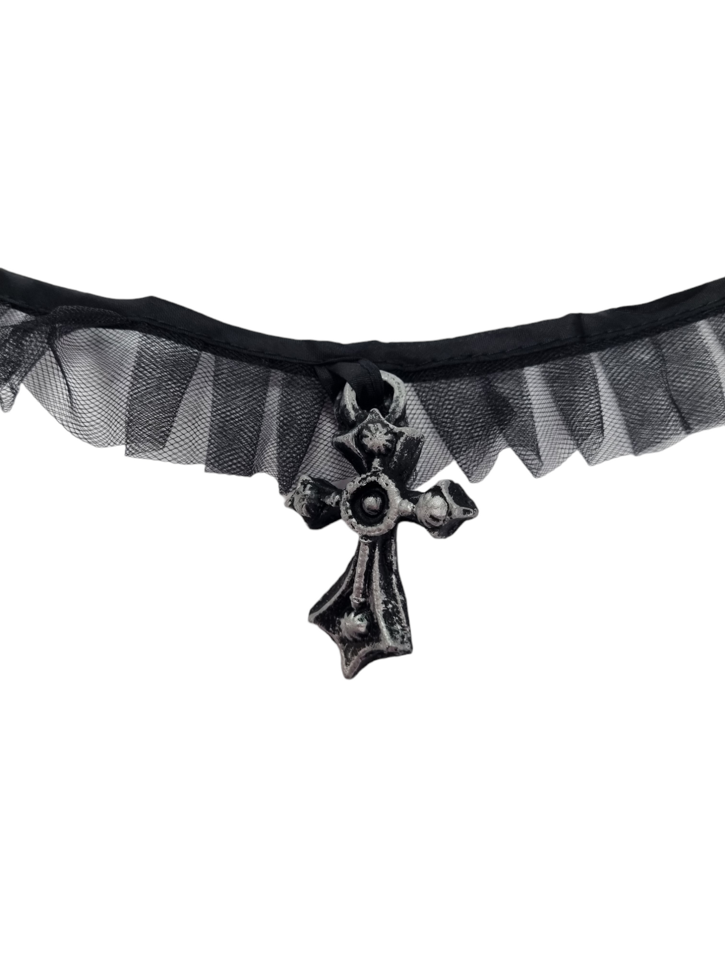 Solmittava kaulanauha Gothic Cross