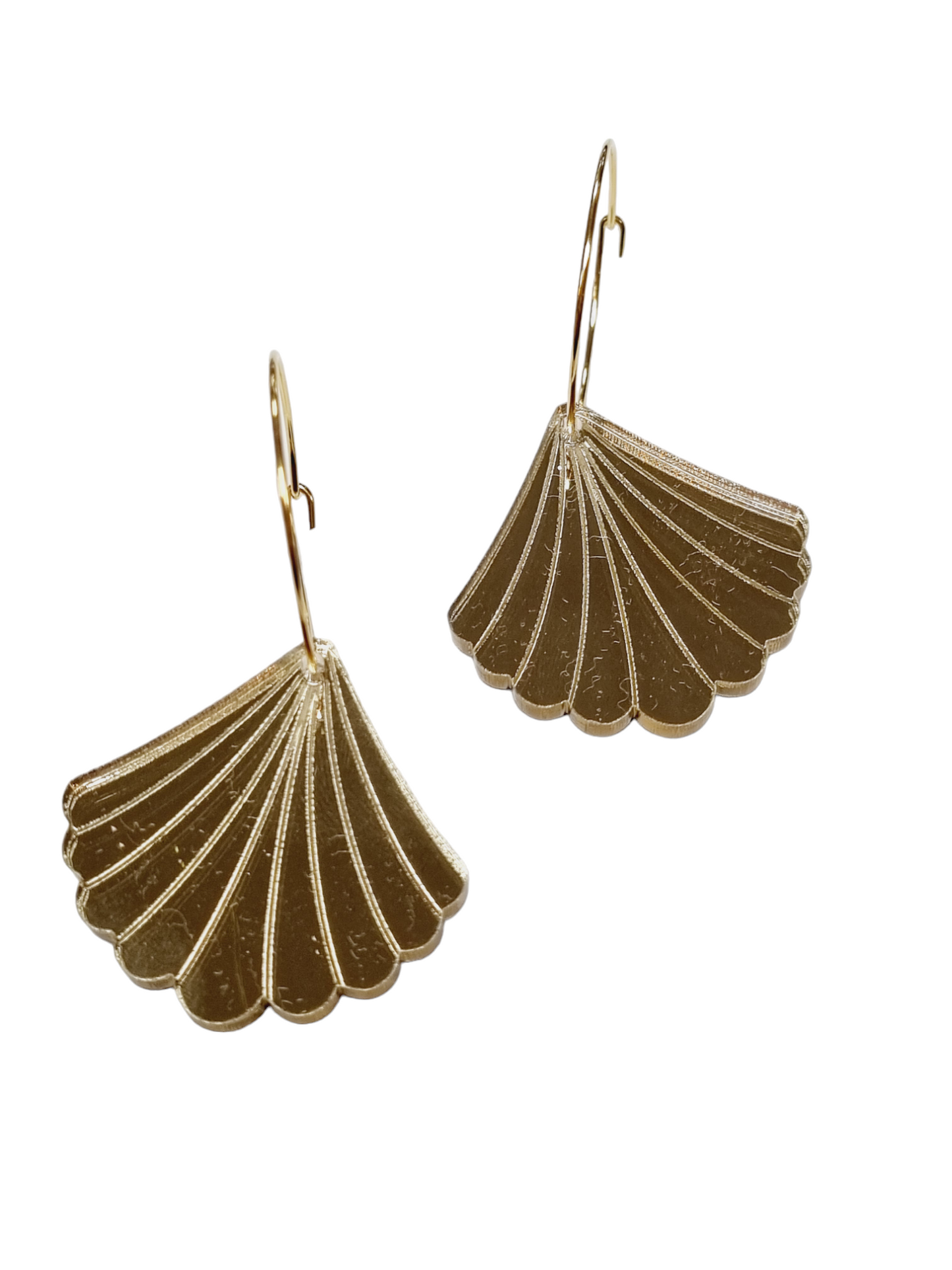 Ruffle Army korvakorut Golden Seashell