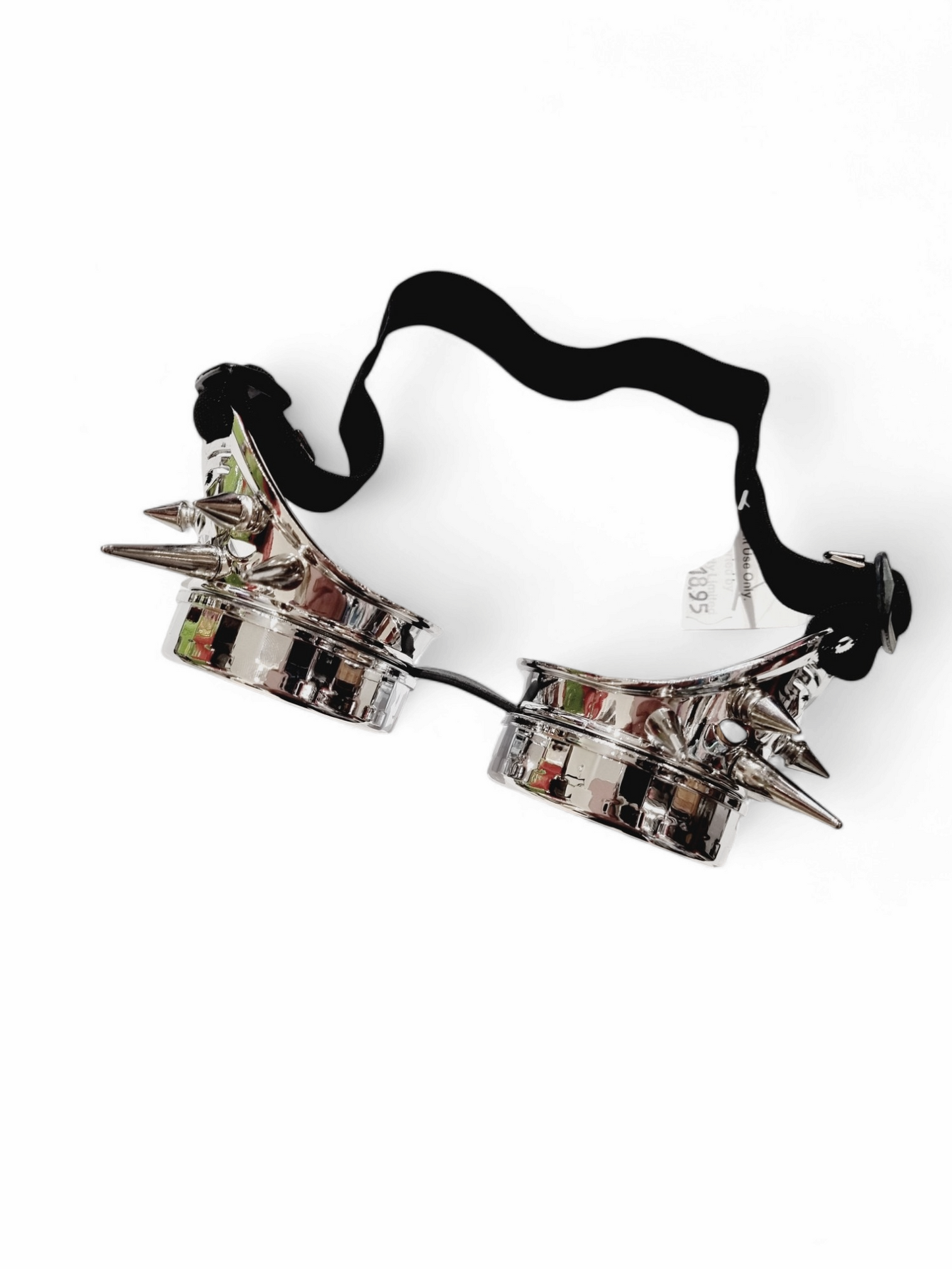 Steampunk Gogglesit, silver spikes