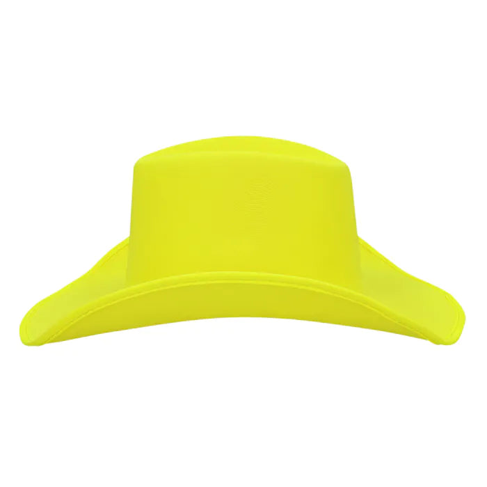 UV-reaktiivinen cowboyhattu, neonkeltainen