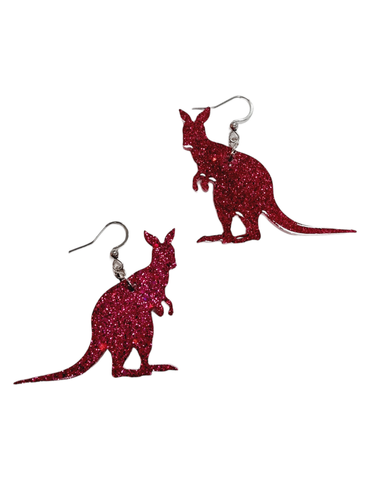 JenniMariaKyllikki korvakorut Kangaroo, pinkki
