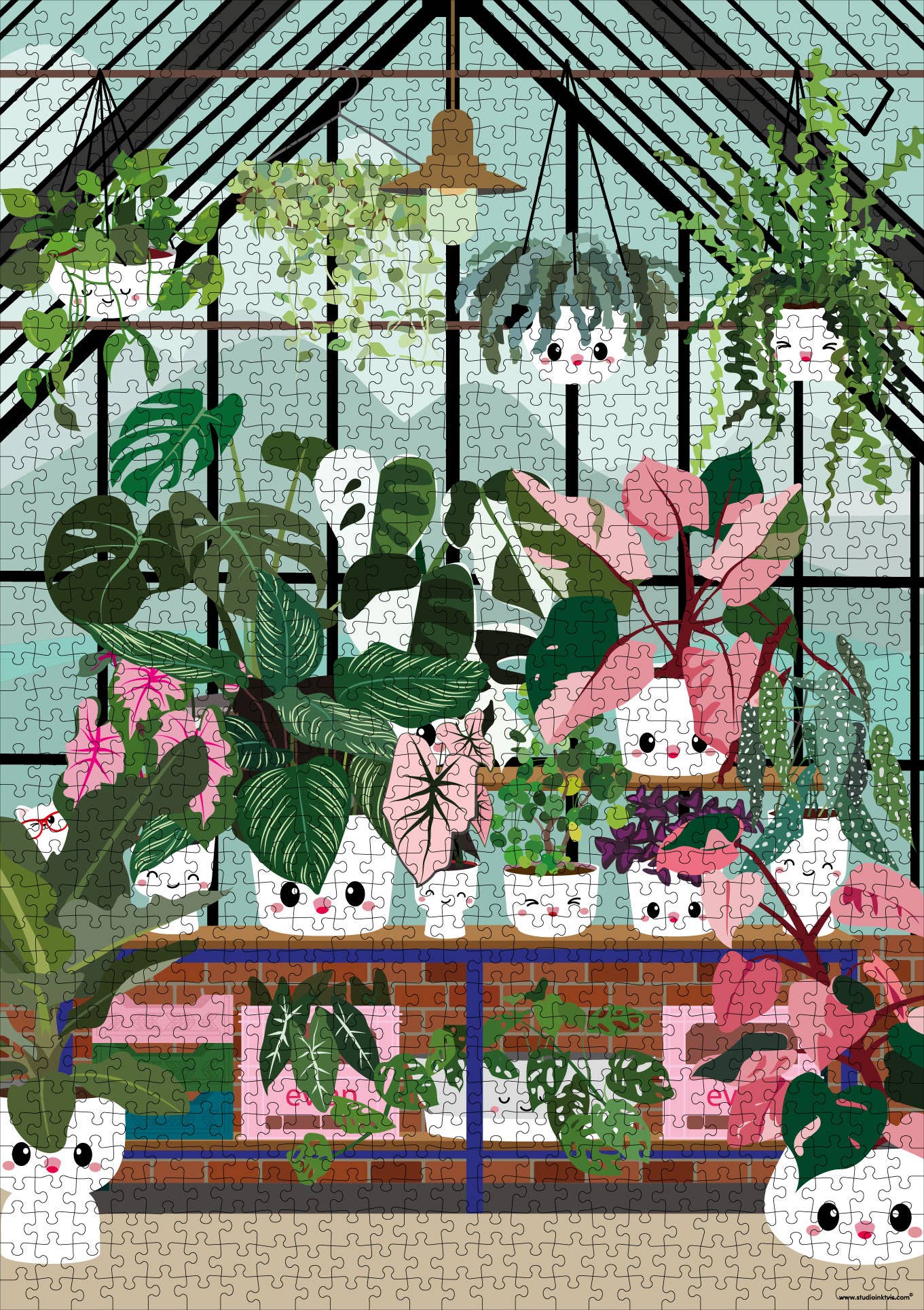 Palapeli "Never Enough Plants" (1000 palaa)