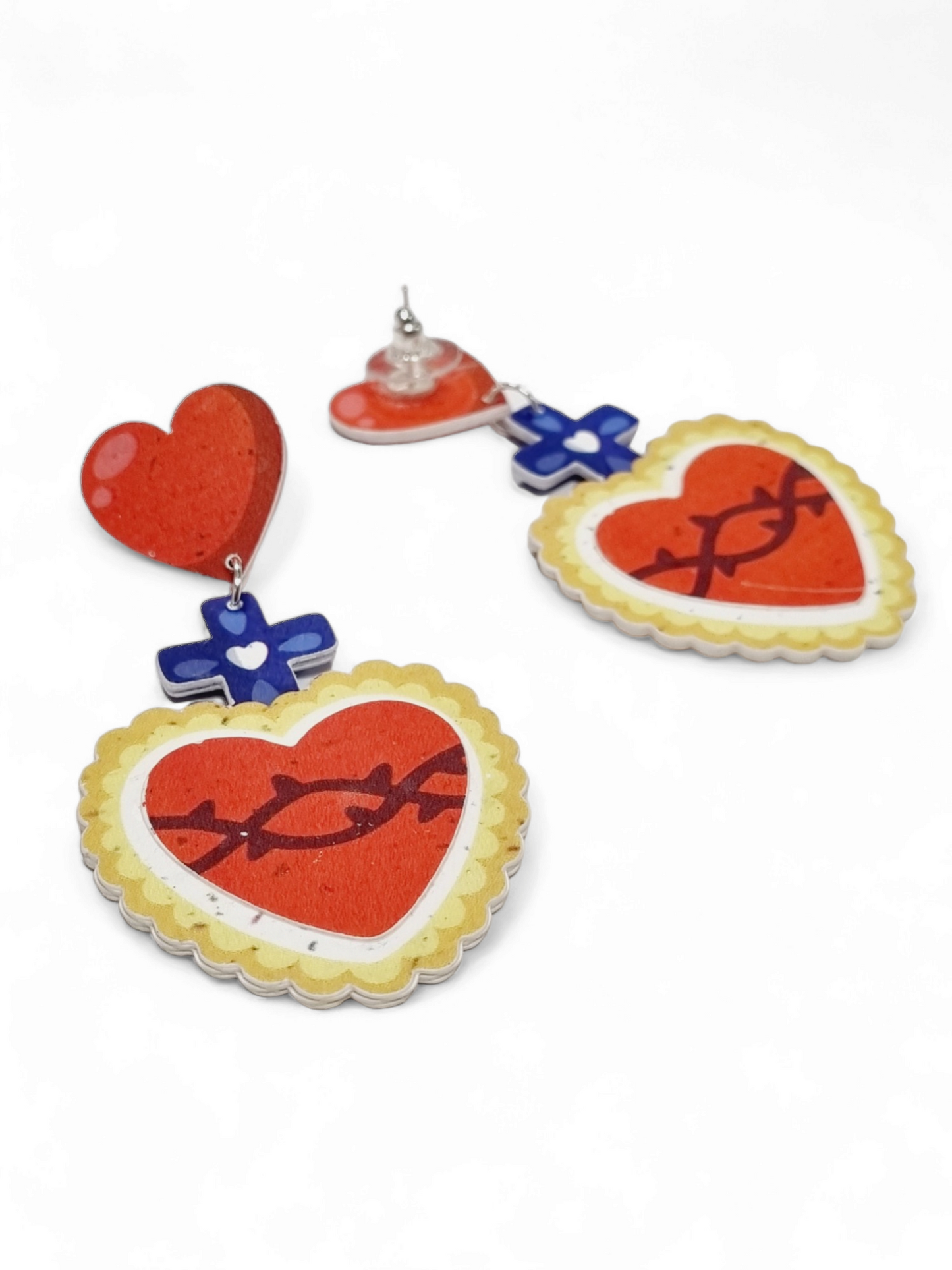 Pipapaper korvakorut Corazón Cruz