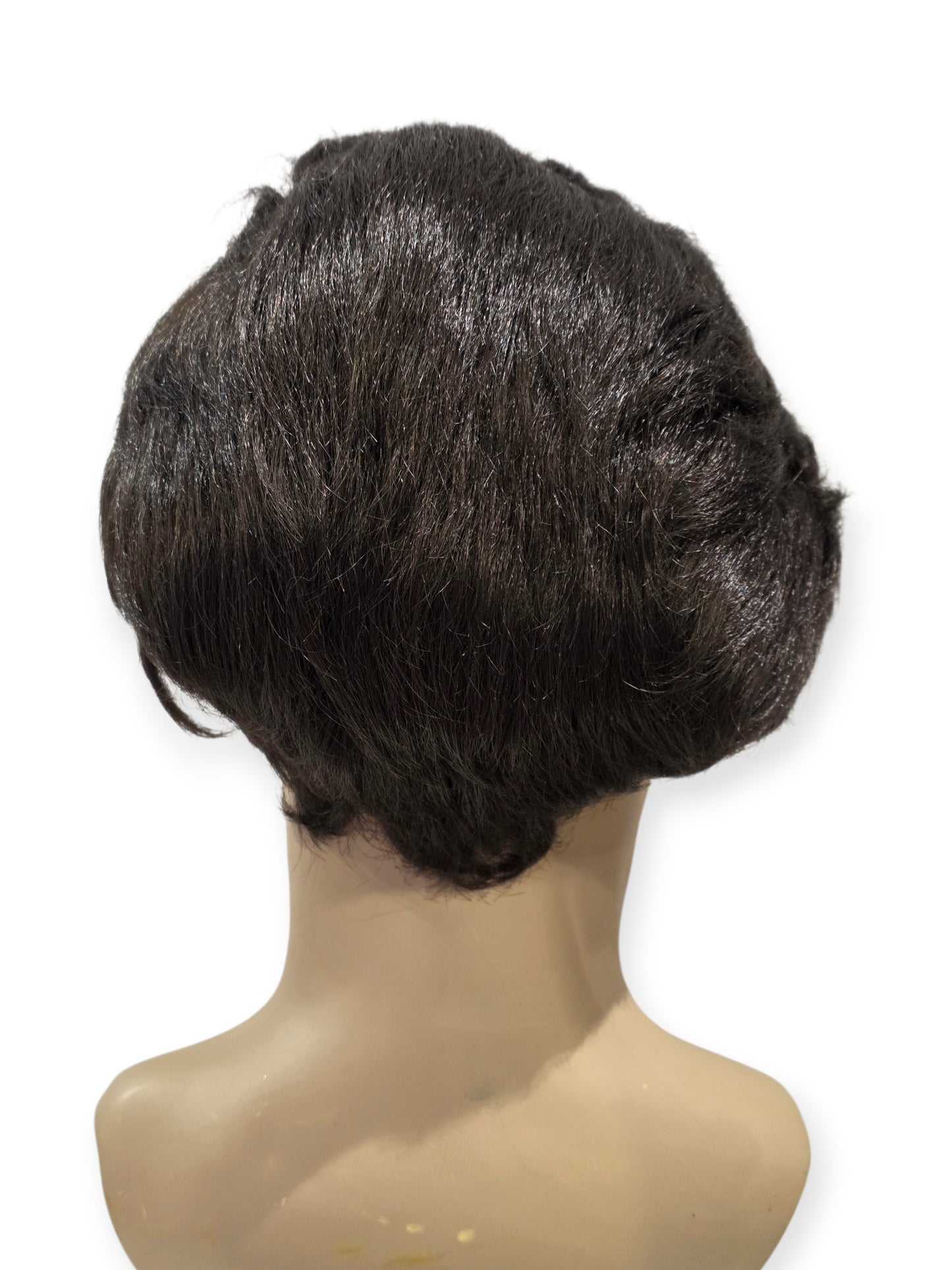 Sliipattu peruukki Mr. Evil, tummanruskea