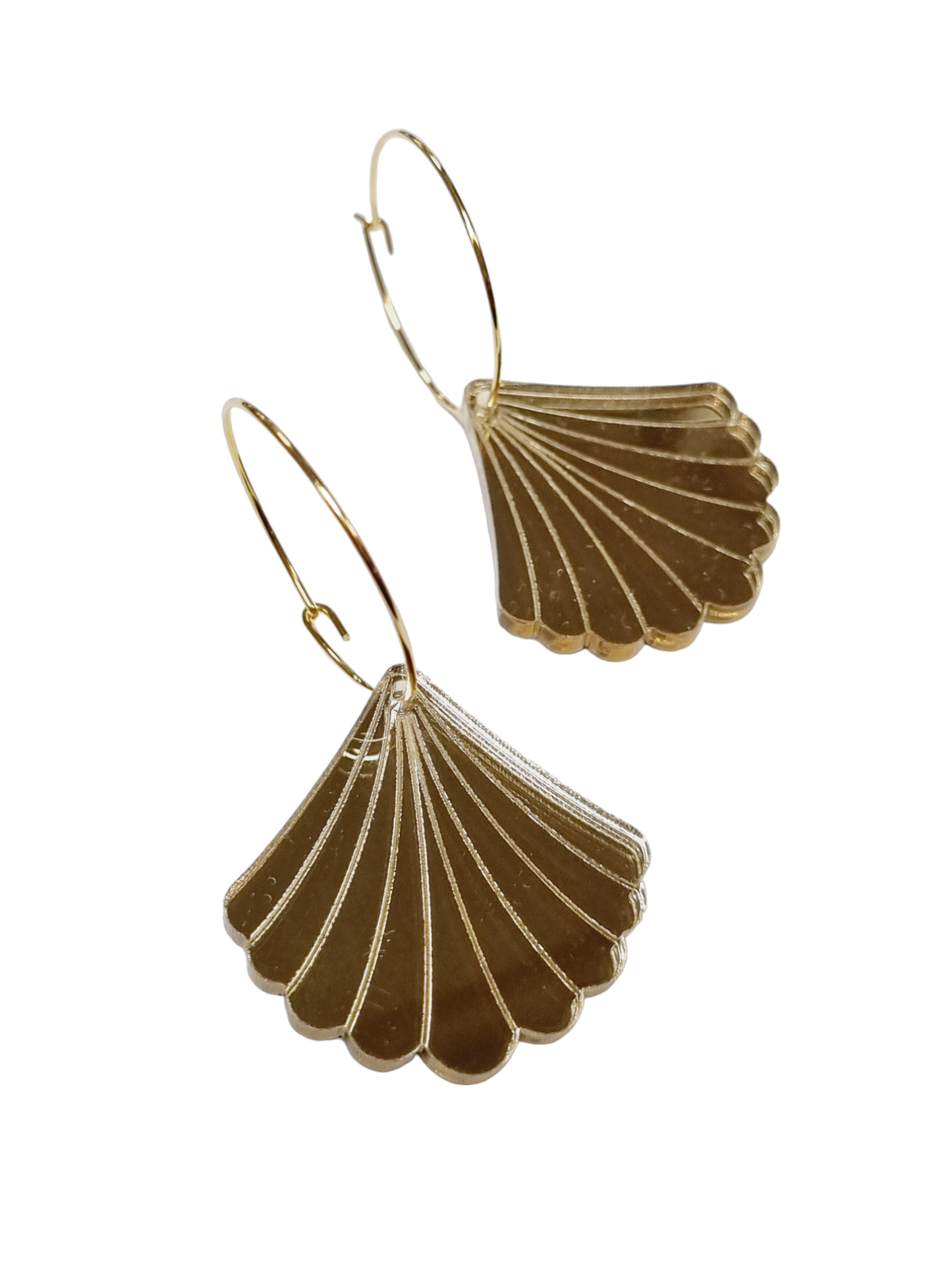 Ruffle Army korvakorut Golden Seashell