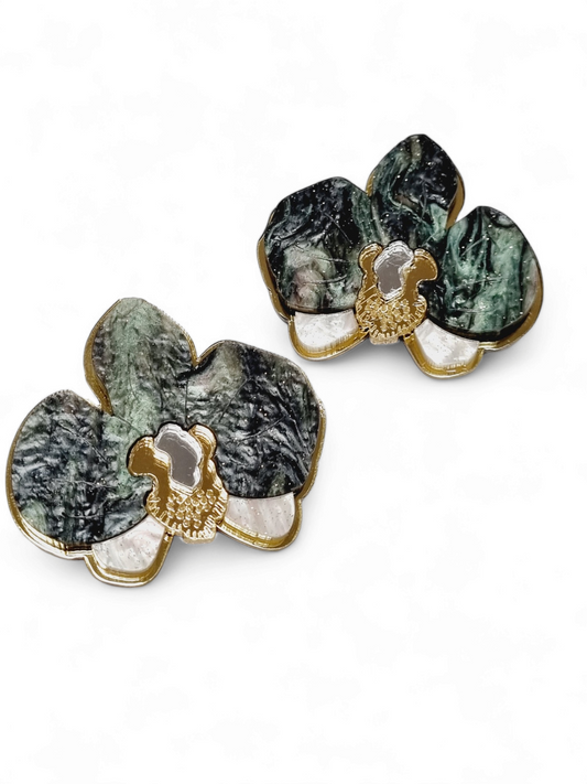 Funk Da Queen korvakorut Orchid, stone