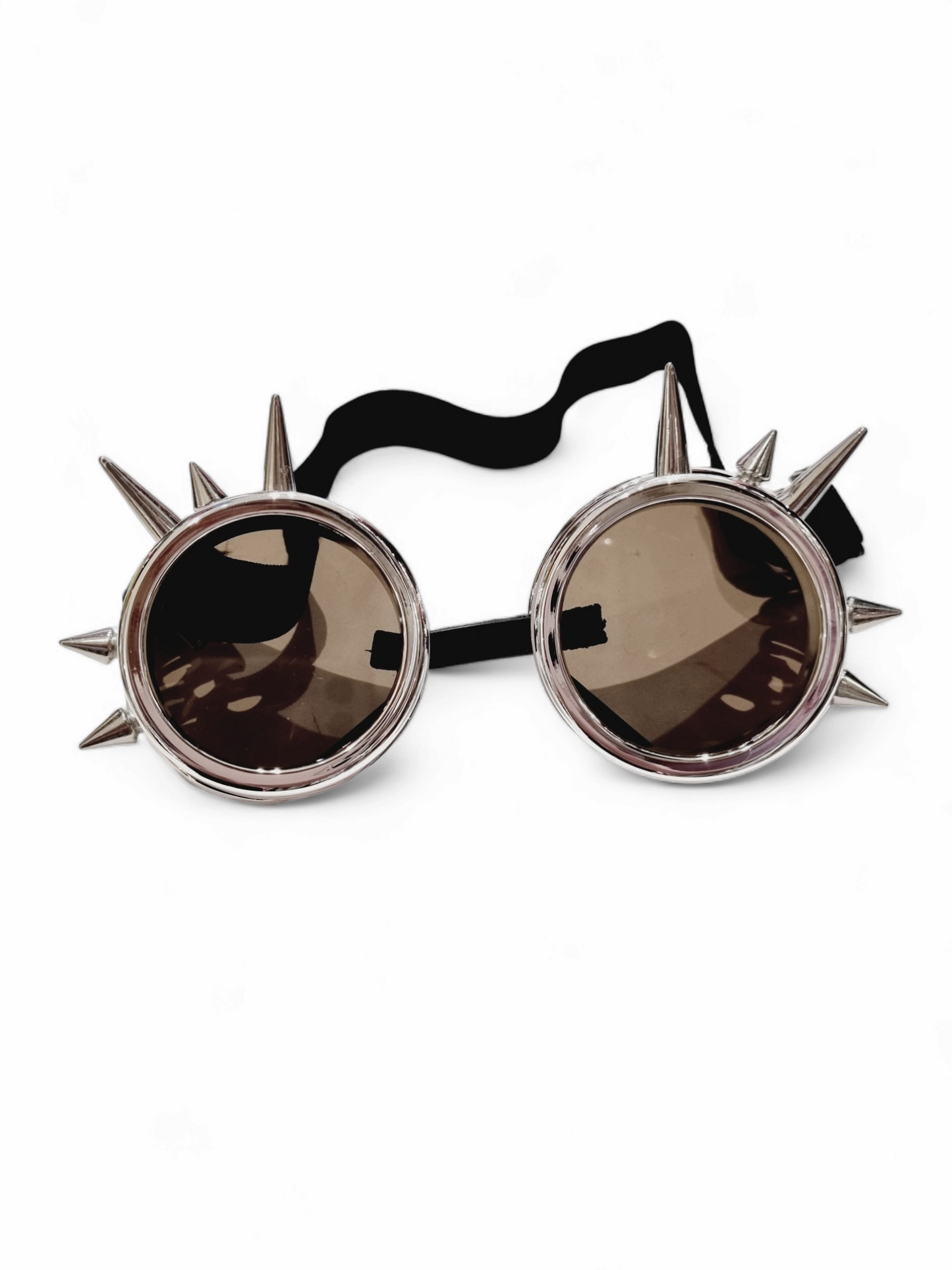 Steampunk Gogglesit, silver spikes