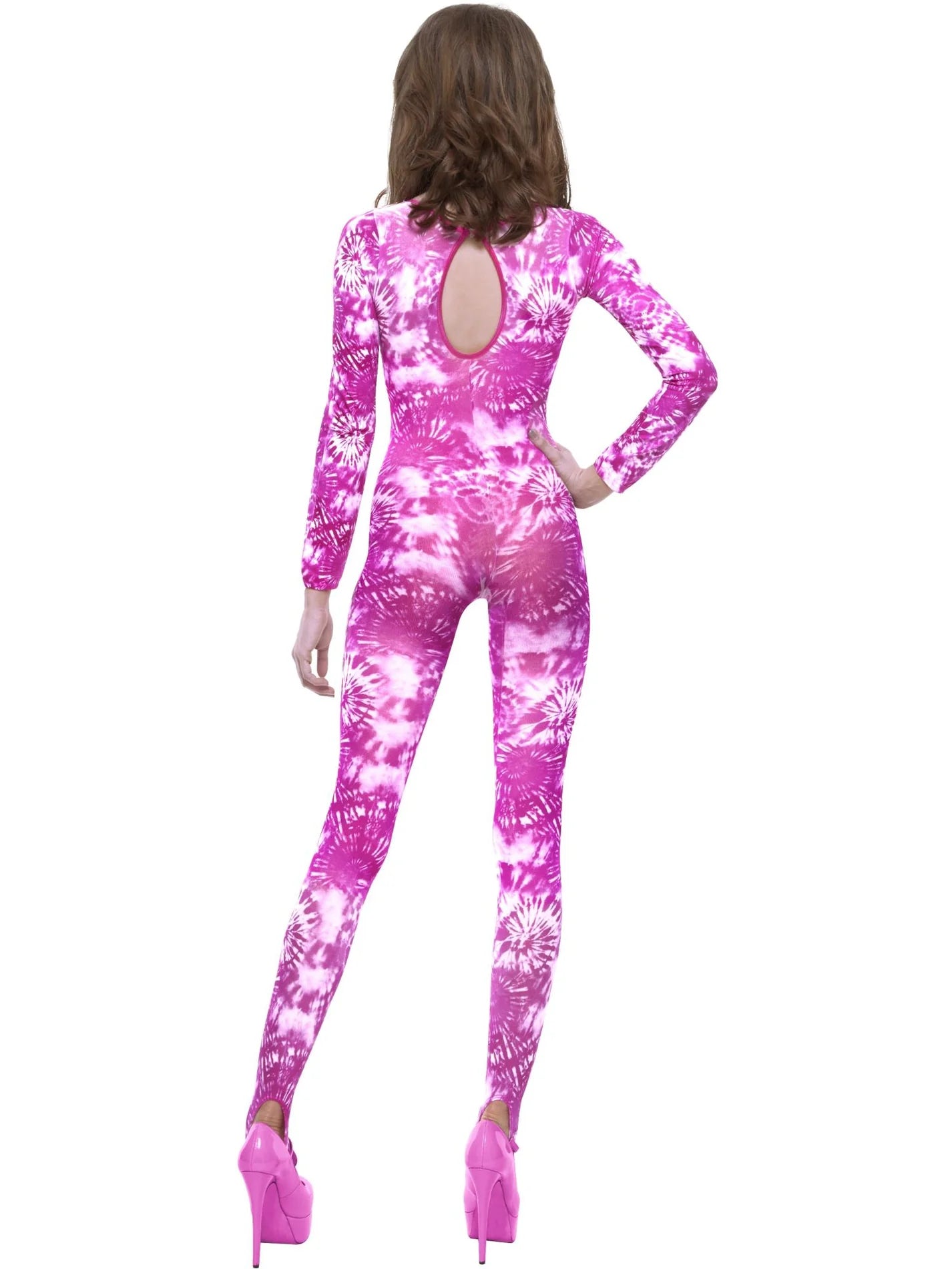 Fever catsuit Tie Dye Pink (UV)