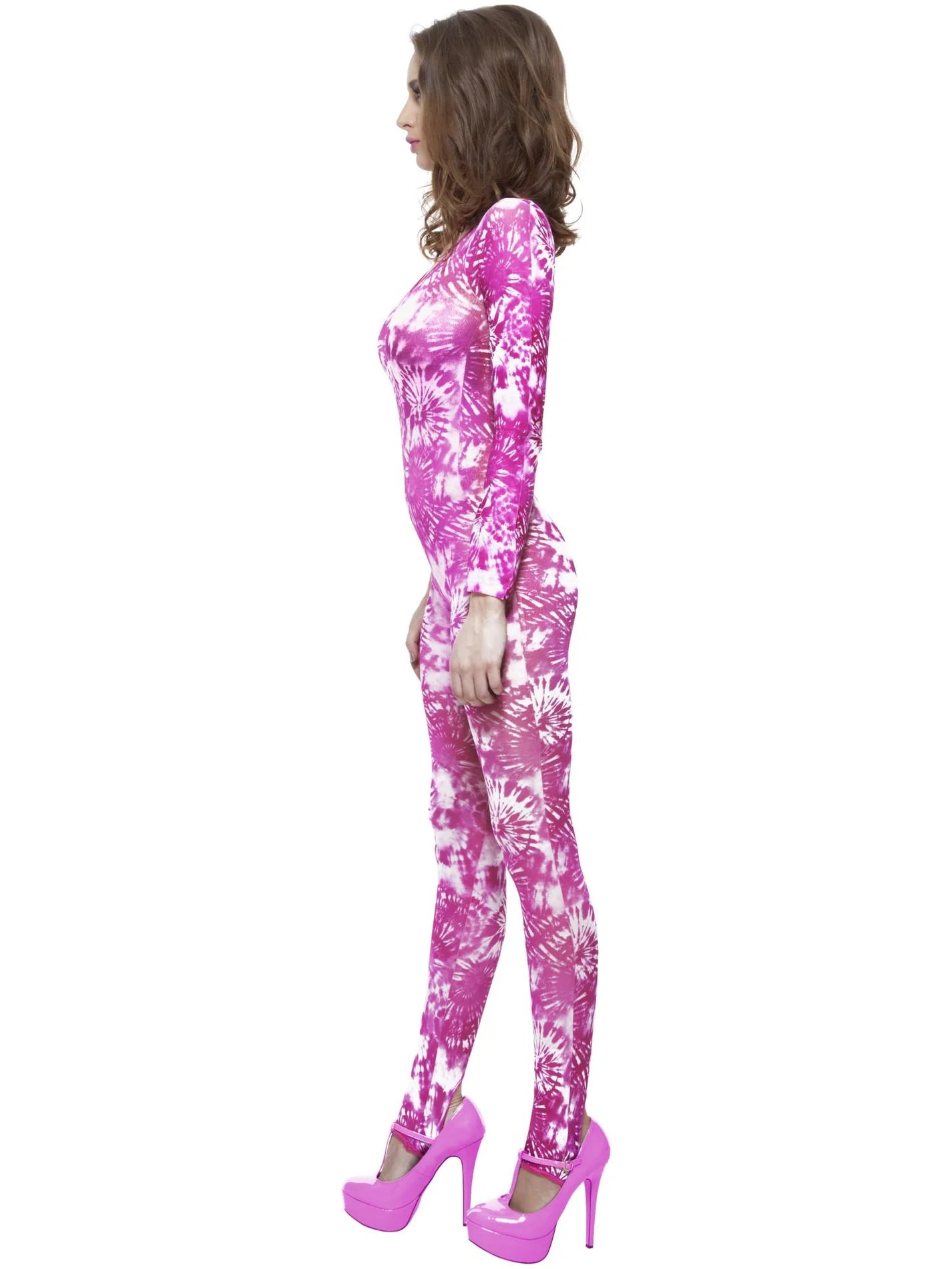 Fever catsuit Tie Dye Pink (UV)