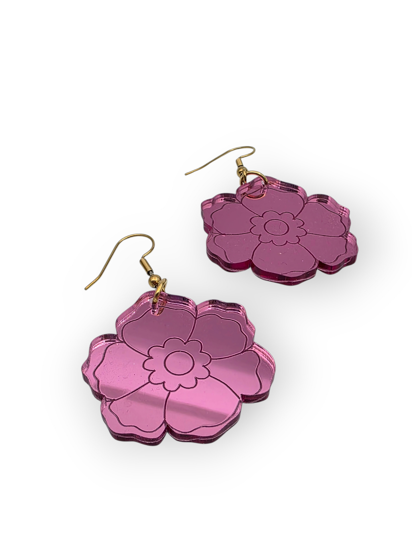 Ruffle Army korvakorut Pretty Flower, pink