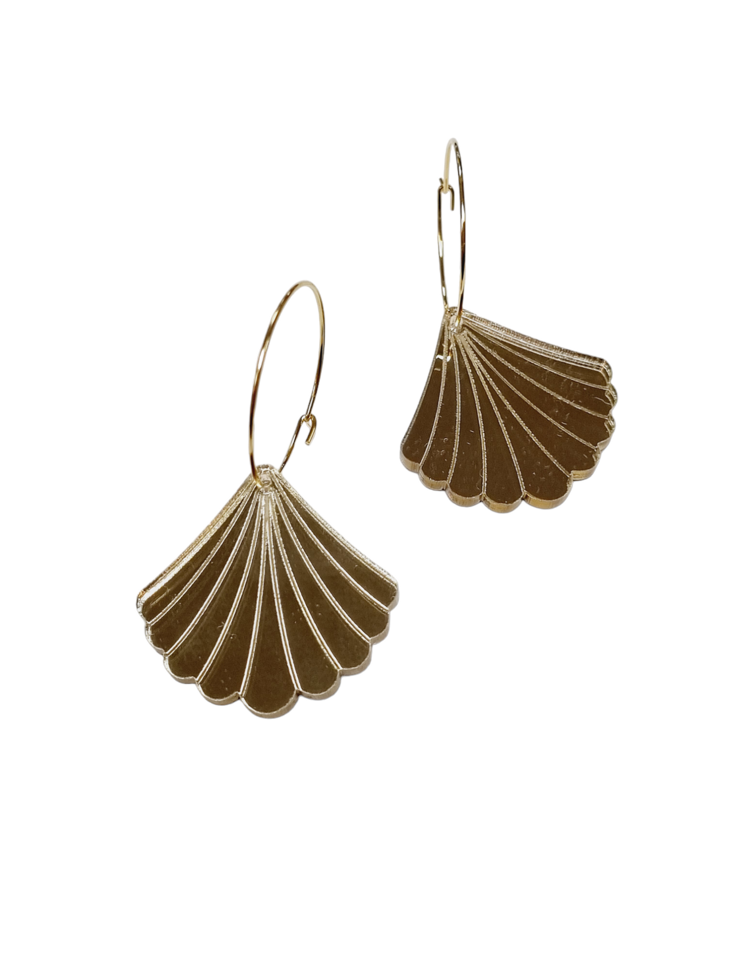 Ruffle Army korvakorut Golden Seashell