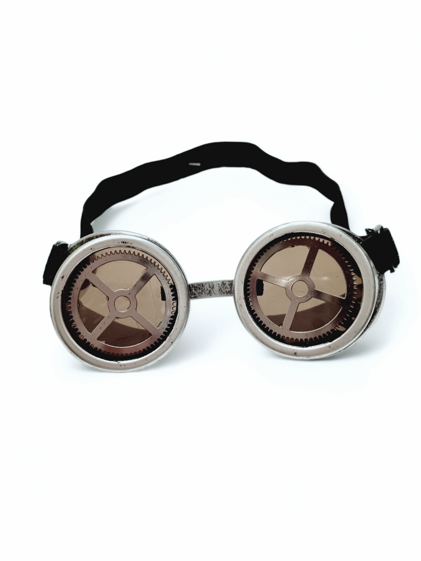 Steampunk Gogglesit, silver cross