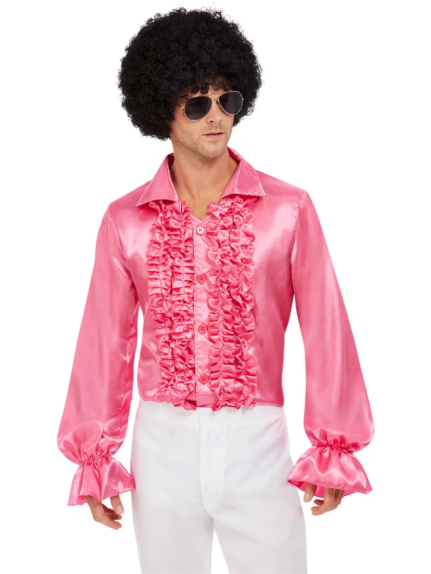 Discopaita röyhelöillä, pinkki