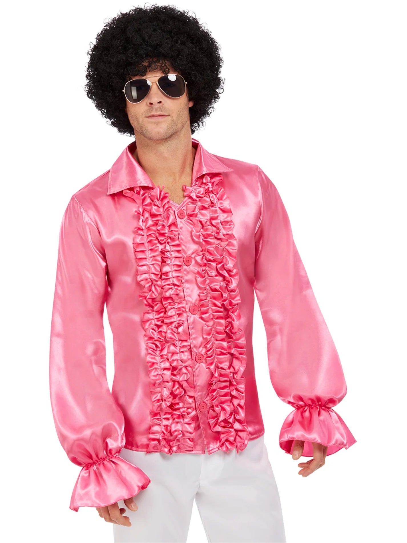 Discopaita röyhelöillä, pinkki
