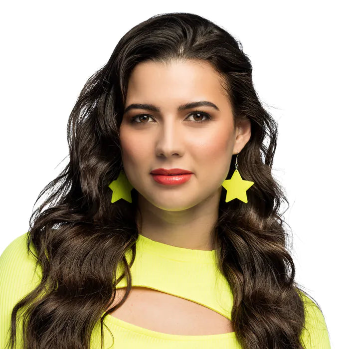 Bilekorvikset Neon Star, keltainen (UV)