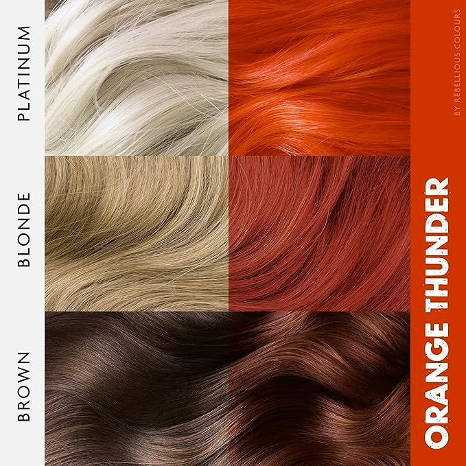 REBELLIOUS suoraväri Orange Thunder