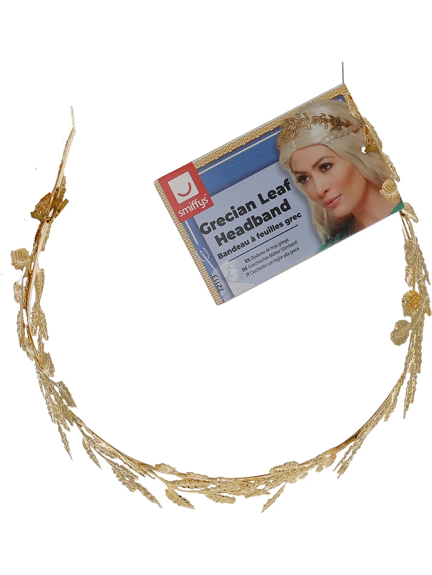Metallinen tiara Kultalehvä