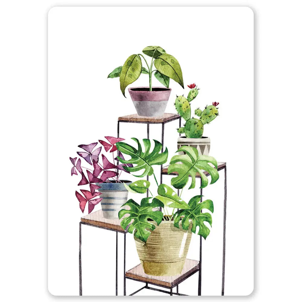 Postikortti Sidetable Plants