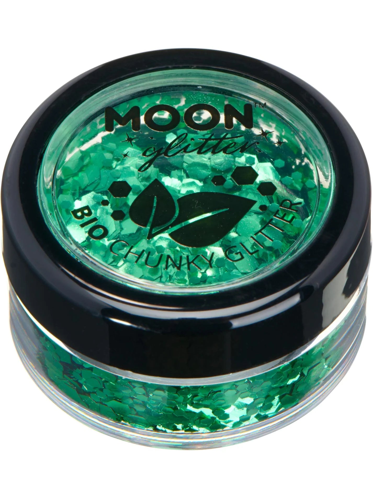 Biohajoava glitterhiutale Chunky Green