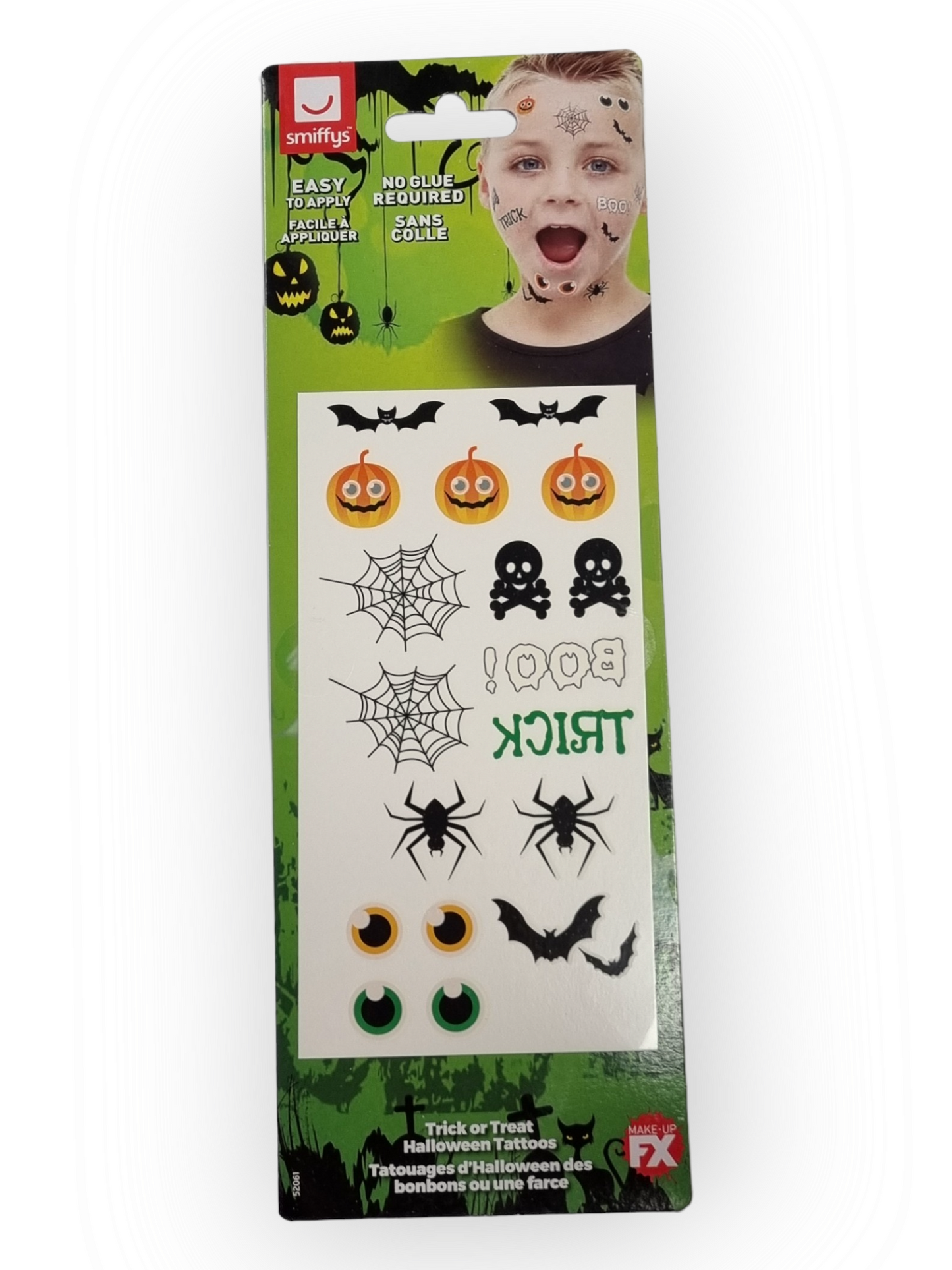 Siirtokuvatatuoinnit Halloween Trick or Treat (16kpl)