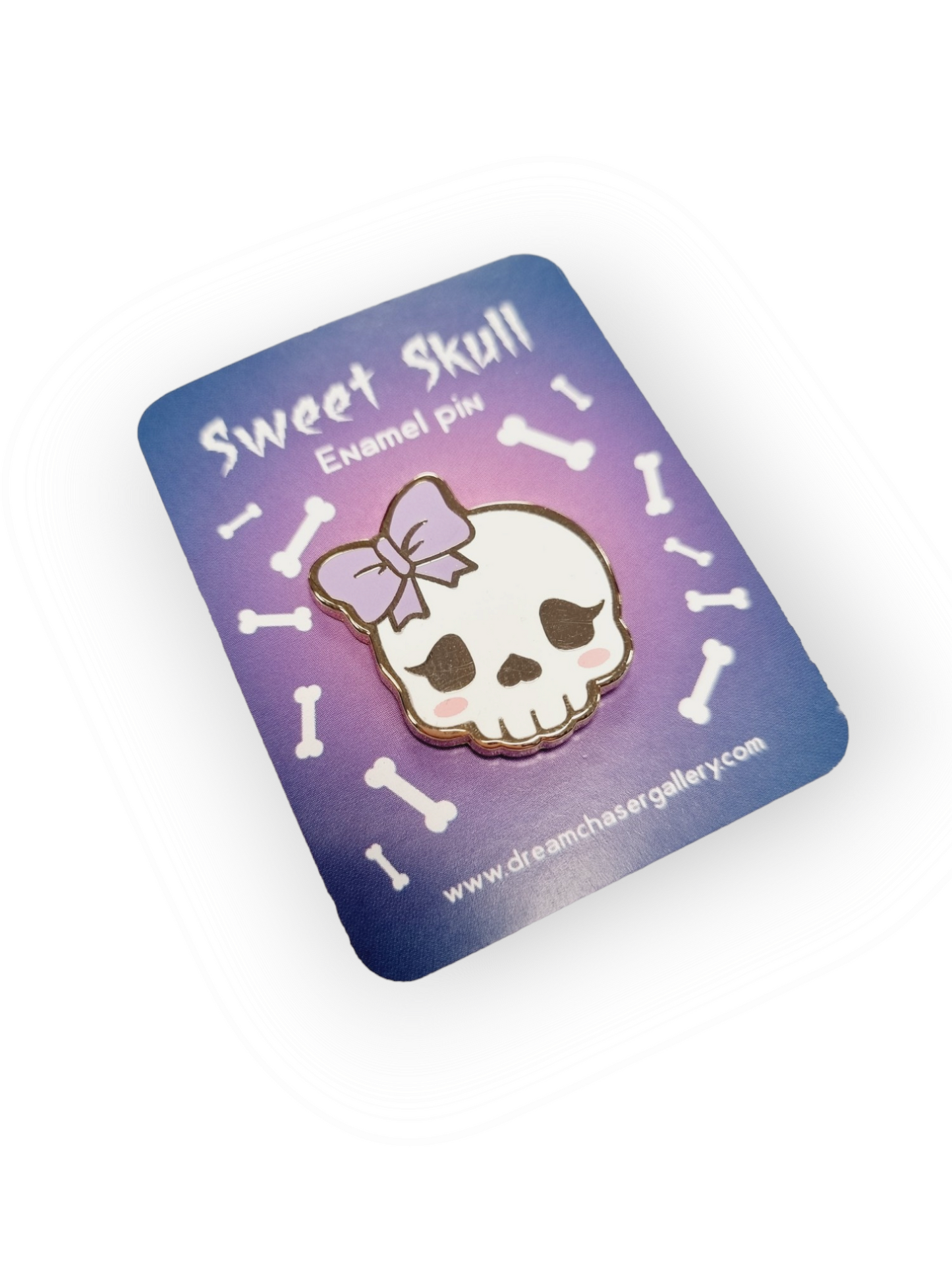 Emalipinssi Cute Skull