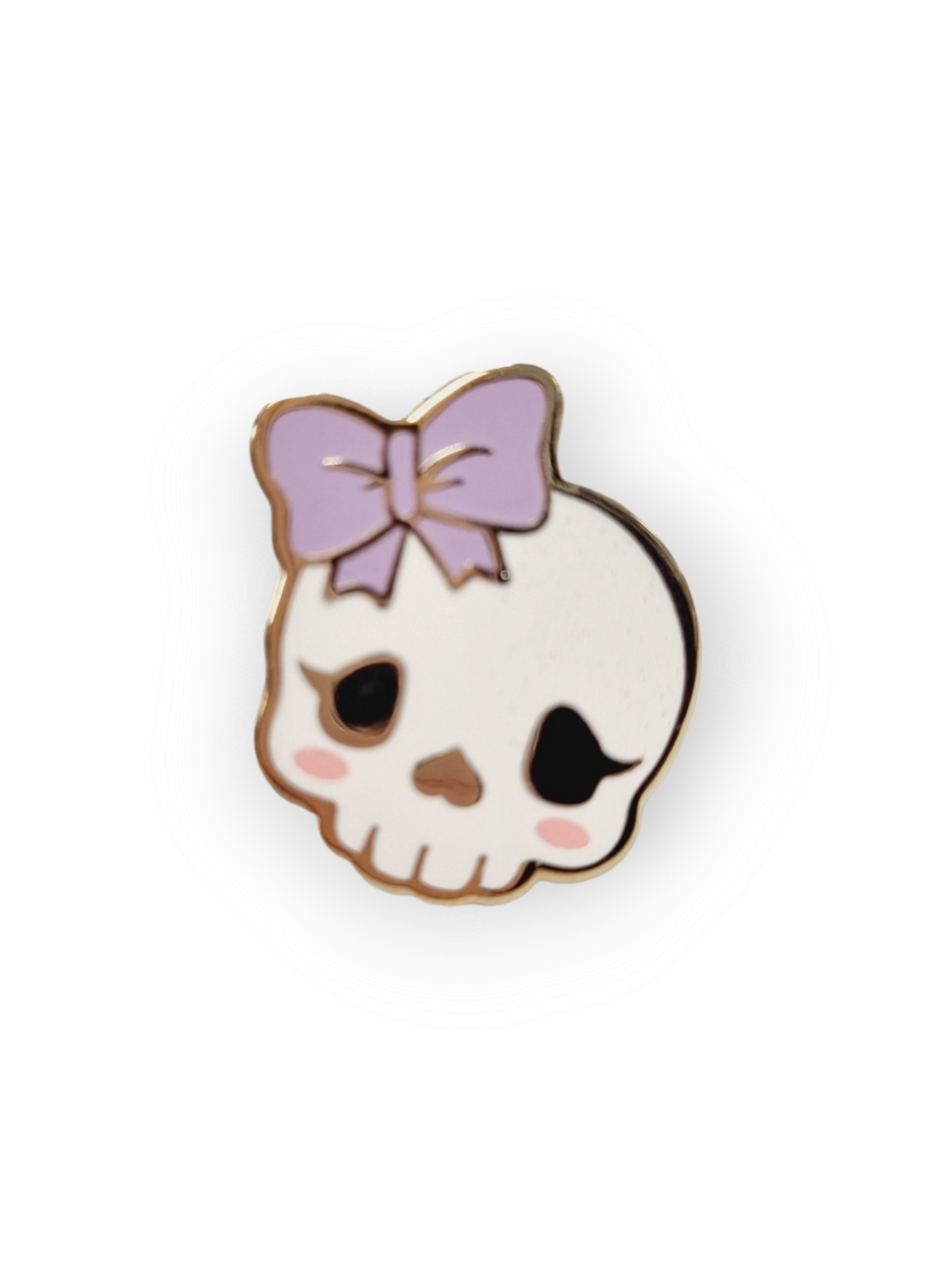 Emalipinssi Cute Skull