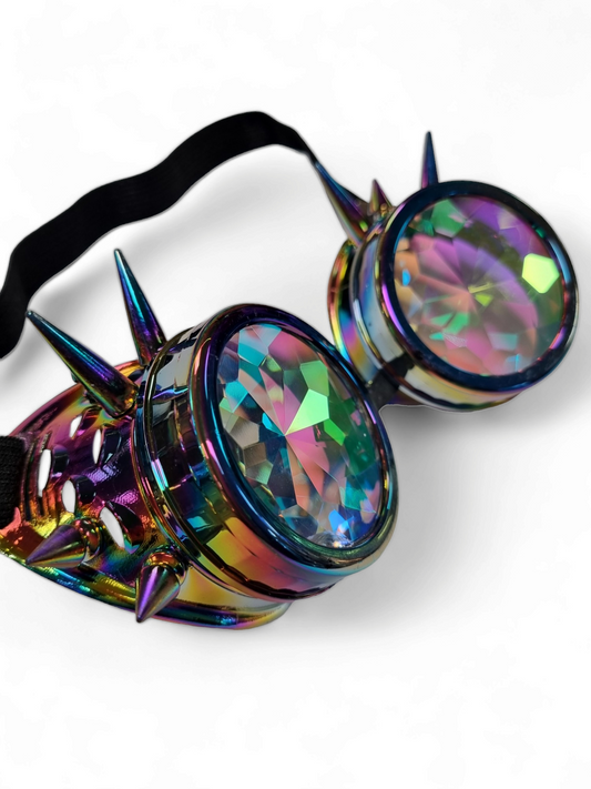 Steampunk Gogglesit, holographic & oilslick