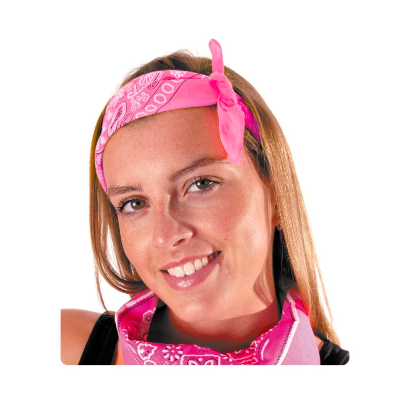 Uv-reaktiivinen bandana, neonpinkki