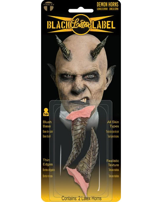 BLACK LABEL Lateksisarvet Demon Horns