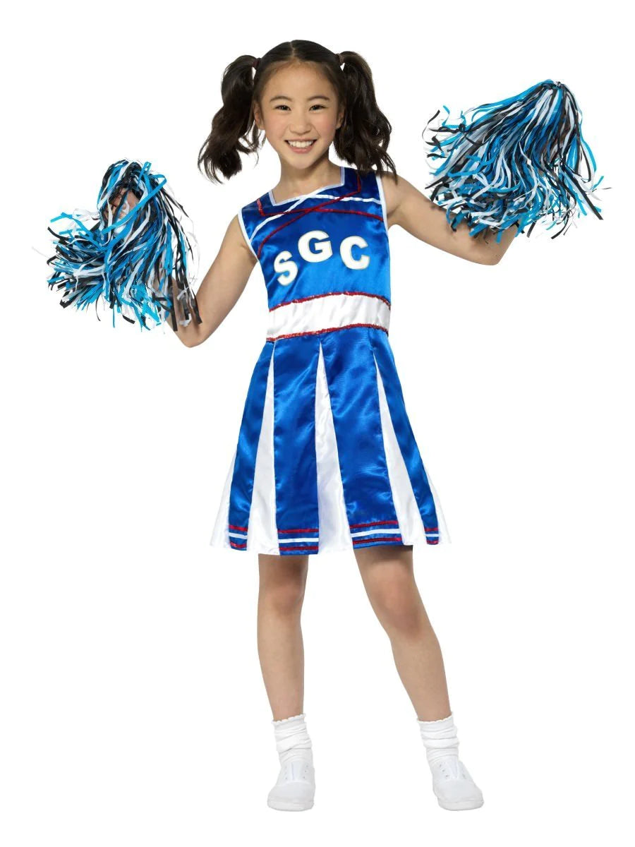 Suloinen Sininen Cheerleader, lasten koot