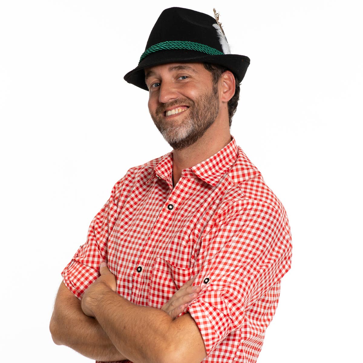 Oktoberfest-hattu Bayern, musta