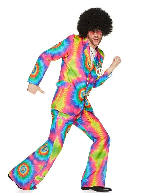 Discohipin takki + housut Tie Dye