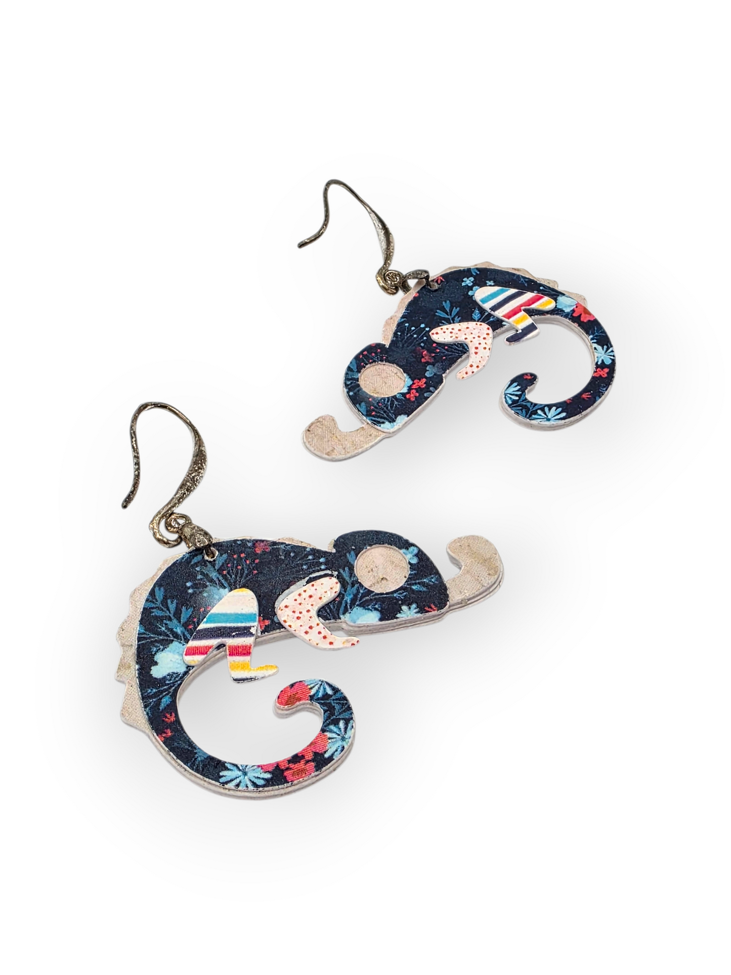 Pipapaper korvakorut Camaleon, sininen