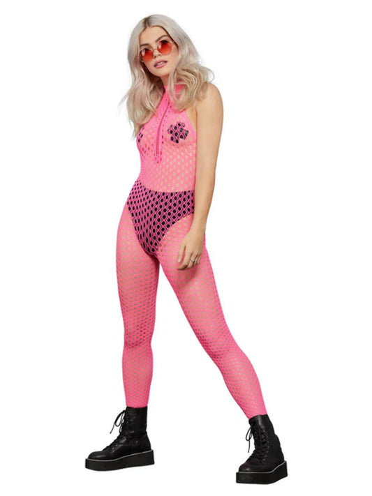 FEVER hihaton bodysuit, neonpinkki