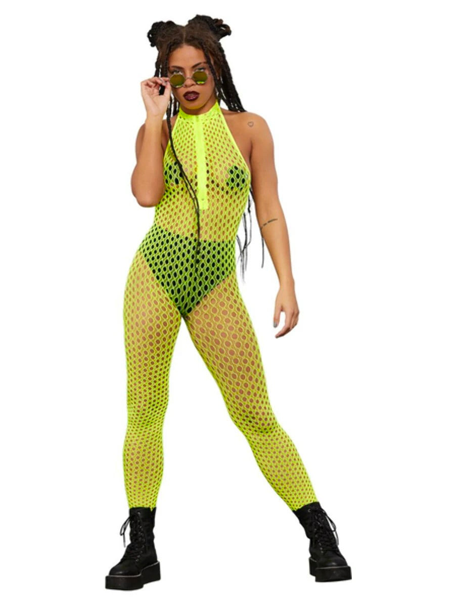 FEVER hihaton bodysuit, neonkeltainen (UV)