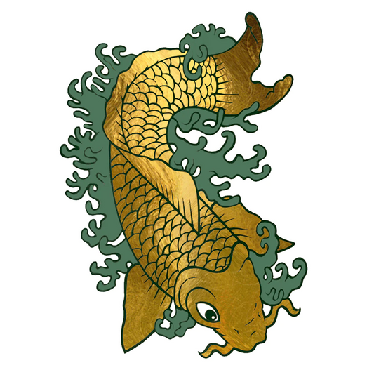 Siirtokuvatatuointi Gold Fish (2 arkkia)