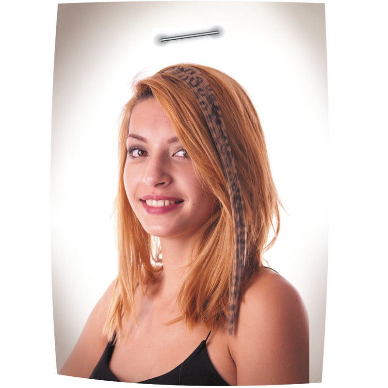 Clip On raita hiuksiin, leopardi