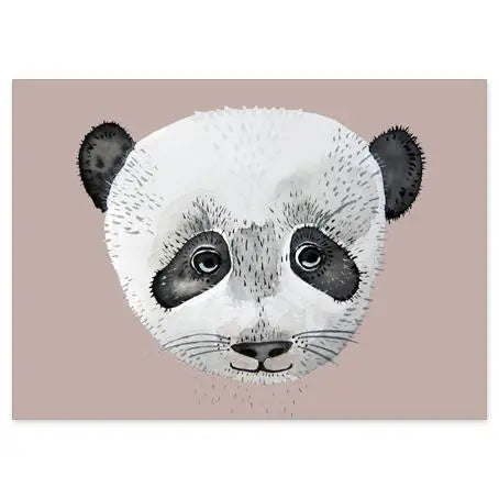 Nuukk taidekortti Panda