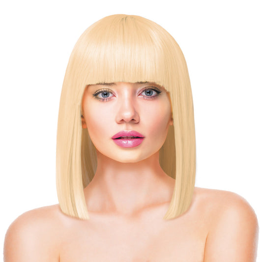 Peruukki pitkä polkka Crazy, blondi