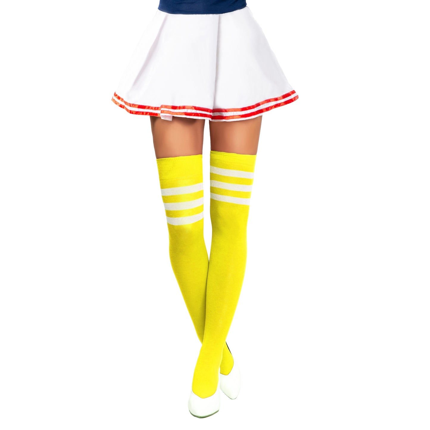 Cheerleaderin sukat, neonkeltainen (UV)