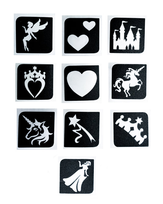 Sapluunasetti Princess & Unicorns (10kpl lajitelma)