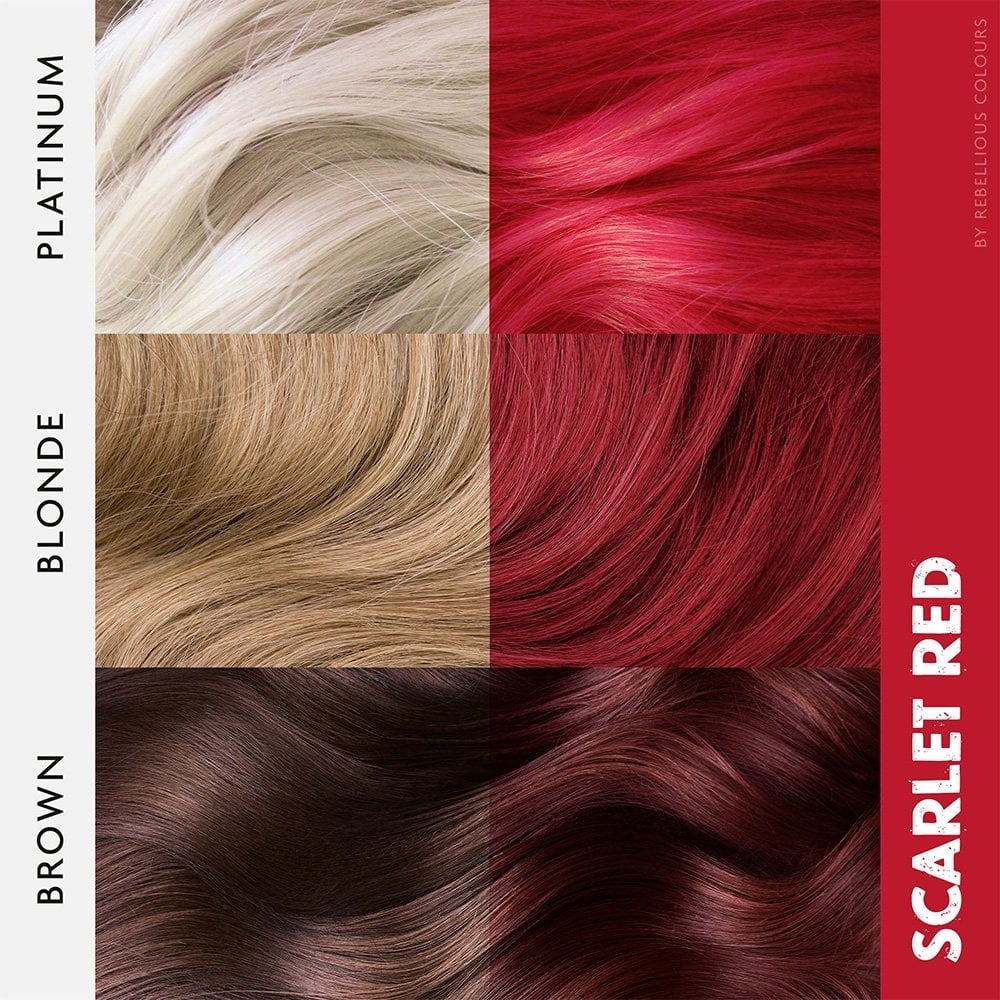 REBELLIOUS suoraväri Scarlet Red
