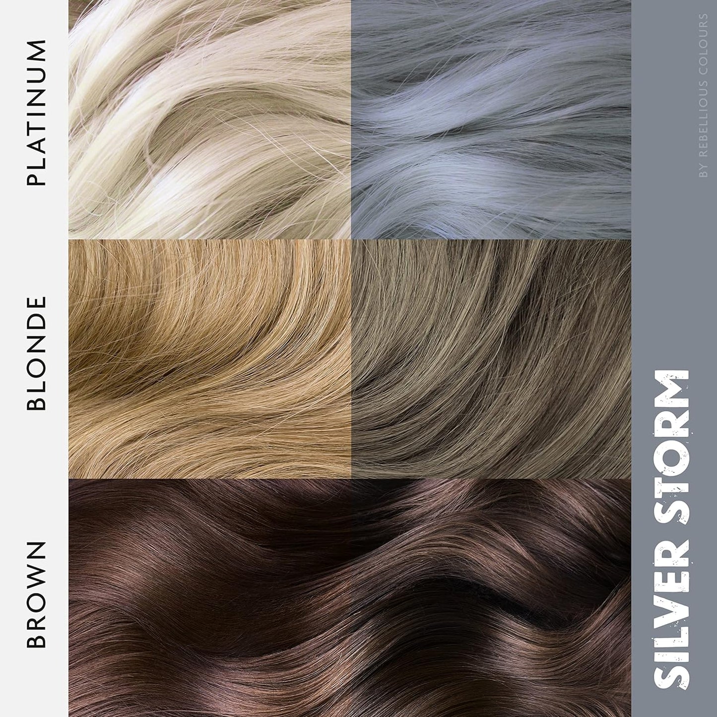 REBELLIOUS suoraväri Silver Storm
