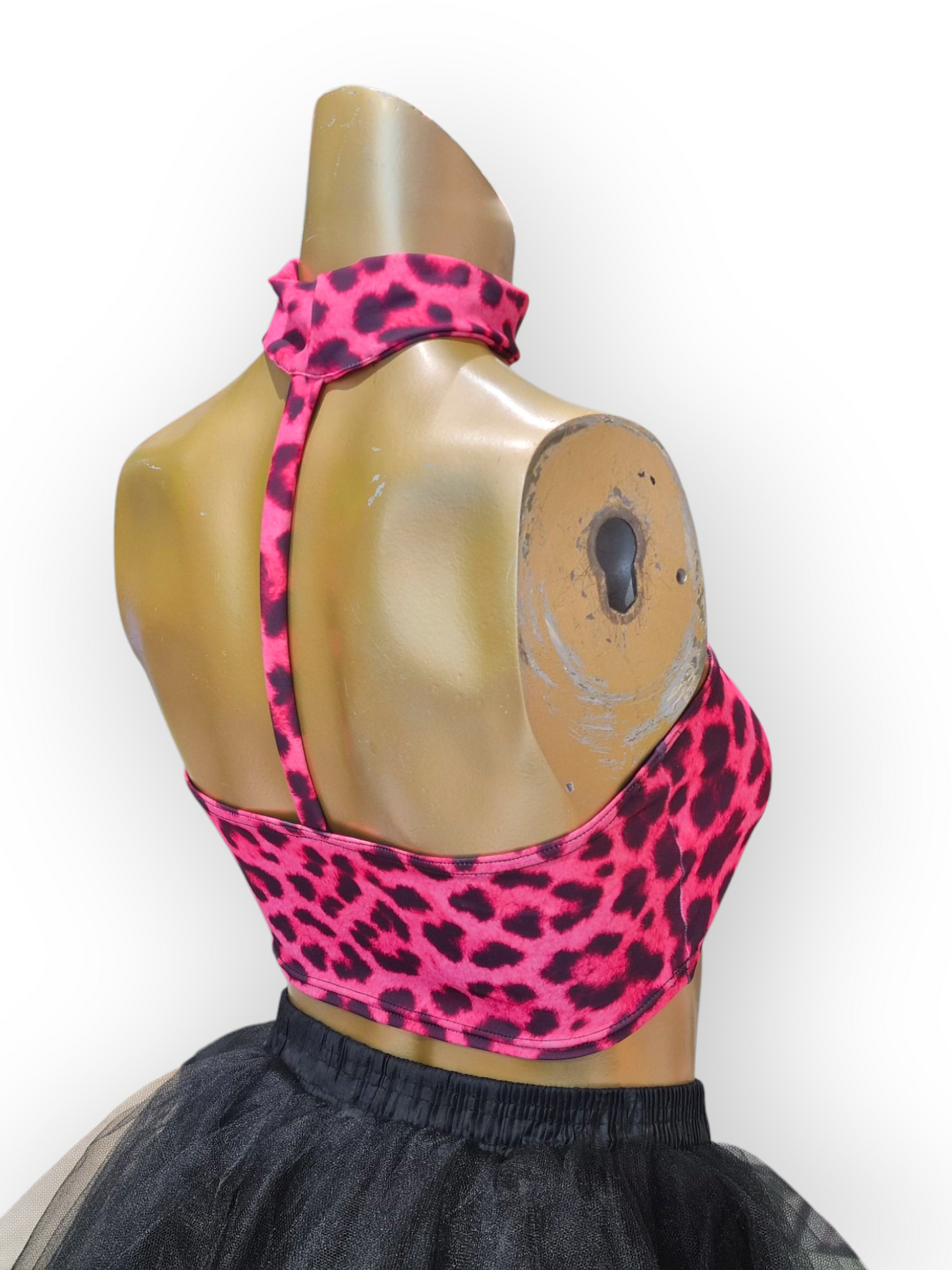 Tuubitoppi Leopard Pink