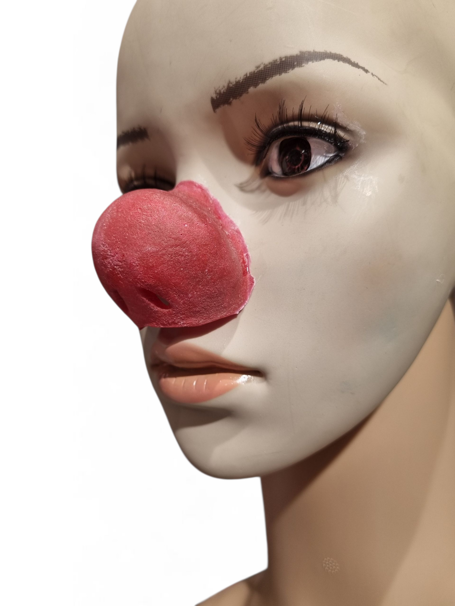 GRIMAS Latexosa Klovnin nenä sieraimilla, keskikoko