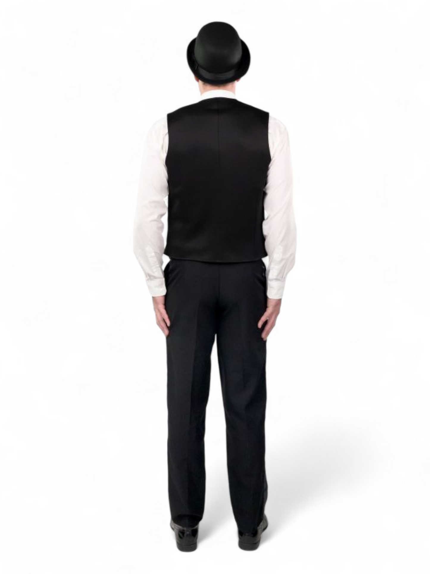 Liivi glitterkauluksella, musta - punainen