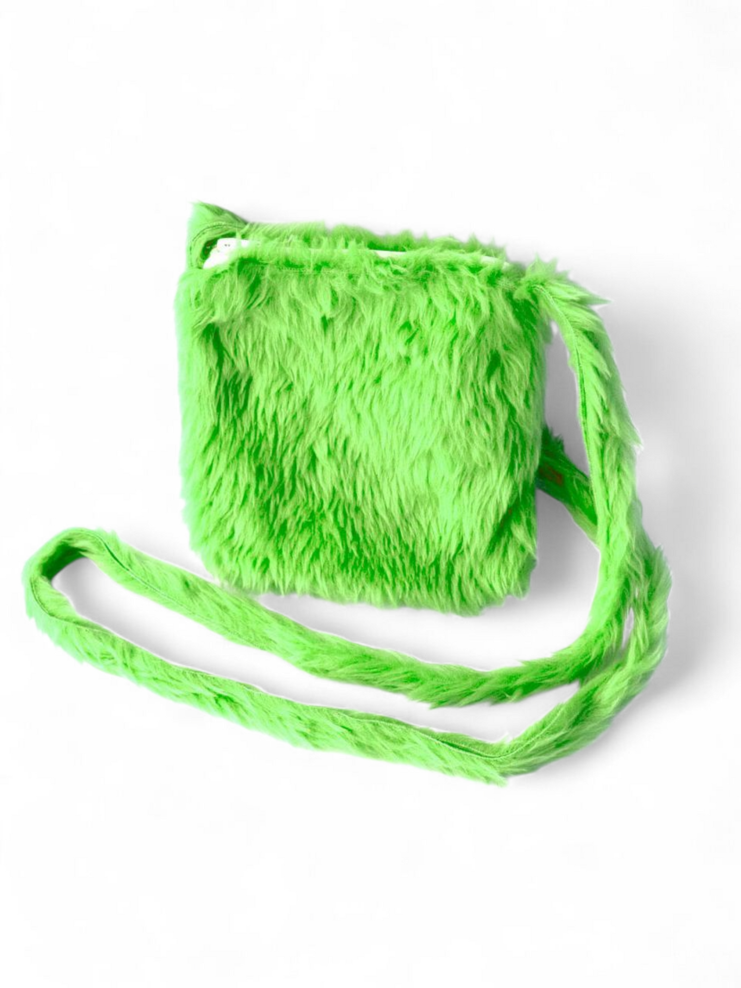 Pikkulaukku Fluffy, neonvihreä (UV)