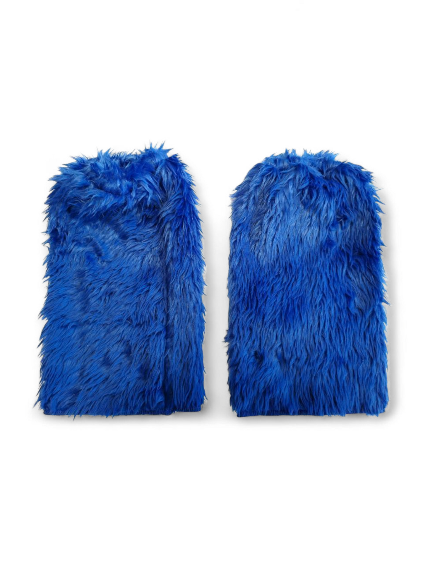 Säärystimet Fluffy, sähkönsininen (UV)